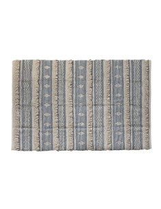 Alfombra DKD Home Decor Gris Blanco Ikat (120 x 180 x 0,4 cm) | Tienda24 Tienda24.eu