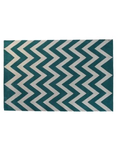 Tappeto DKD Home Decor 160 x 230 x 2 cm Poliestere Zig zag Bicolore da DKD Home Decor, Tappeti - Ref: S3045039, Precio: 224,4...