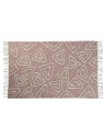 Tapis DKD Home Decor Rose Terre cuite Blanc Frange Urbaine (120 x 180 x 1 cm) | Tienda24 Tienda24.eu