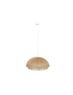 Lampadario DKD Home Decor Marrone Chiaro Juta Ferro 50 W 80 x 80 x 33 cm da DKD Home Decor, Plafoniere - Ref: S3052647, Preci...