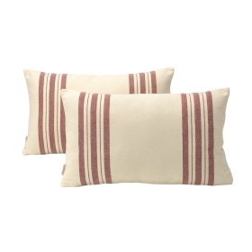 Housse de coussin Alexandra House Living Bordeaux 30 x 50 cm 2 Unités de Alexandra House Living, Housses de coussin - Réf : D...