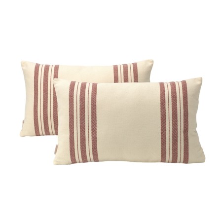 Cushion cover Alexandra House Living Burgundy 30 x 50 cm 2 Units by Alexandra House Living, Cushion Covers - Ref: D1602567, P...