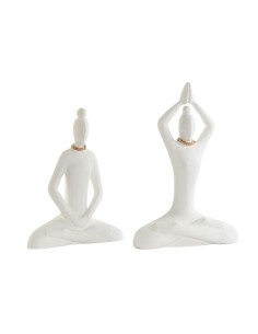 Figura Decorativa DKD Home Decor 8424001850617 13,5 x 10,5 x 33,5 cm Blanco Neoclásico | Tienda24 Tienda24.eu