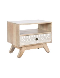 Nightstand Natural Fir wood DMF 50 x 38 x 72 cm | Tienda24 Tienda24.eu