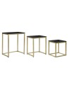 Set di 3 tavoli DKD Home Decor Nero Dorato 50 x 35 x 60 cm da DKD Home Decor, Tavoli - Ref: S3052702, Precio: 177,42 €, Descu...