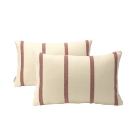 Housse de coussin Alexandra House Living Bordeaux 30 x 50 cm 2 Unités de Alexandra House Living, Housses de coussin - Réf : D...