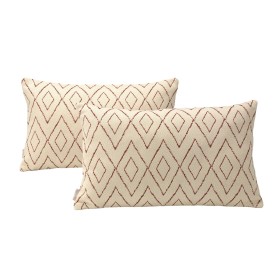 Housse de coussin Alexandra House Living Bordeaux 30 x 50 cm 2 Unités de Alexandra House Living, Housses de coussin - Réf : D...