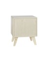 Table de Nuit DKD Home Decor Naturel Caoutchouc Bois de paulownia Bois MDF 40 x 30 x 48 cm | Tienda24 Tienda24.eu