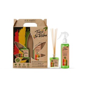 Set Eco Happy Time To Relax Bastoncini Profumati Diffusore Spray Per Ambienti Set (2 pcs) di Eco Happy, Spray profumati per l...