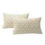 Housse de coussin Alexandra House Living Bleu 30 x 50 cm 2 Unités de Alexandra House Living, Housses de coussin - Réf : D1602...