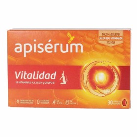 Complemento Alimentar Apiserum Vitalidad 30 Unidades de Apiserum, Combinação de multivitaminas e minerais - Ref: S0594236, Pr...