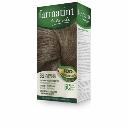 Permanent Dye Farmatint 6c-Rubio Oscuro Ceniza Gel by Farmatint, Permanent Colour - Ref: S0594244, Price: 12,10 €, Discount: %