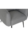 Armchair DKD Home Decor Black Grey Foam Wood Metal 81 x 75 x 73 cm | Tienda24 Tienda24.eu