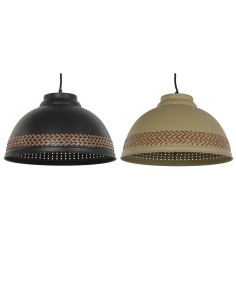 Ceiling Light DKD Home Decor Metal Copper Multicolour 40 W 50 W 28 x 28 x 30 cm | Tienda24 Tienda24.eu