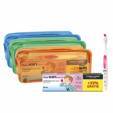 Set Oral Care for Kids Kin Fluor (3 pcs) by Kin, Dental Care Kits - Ref: S0596233, Price: 10,85 €, Discount: %