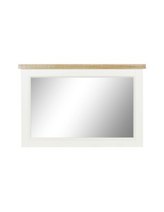 Miroir mural Home ESPRIT Blanc Naturel Bois de manguier Bois MDF Romantique 87,6 x 9,5 x 203 cm | Tienda24 Tienda24.eu