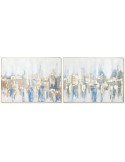 Cuadro DKD Home Decor Nueva York Loft 80 x 3,5 x 60 cm (2 Unidades) | Tienda24 Tienda24.eu