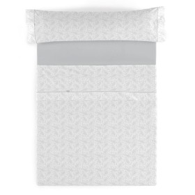 Jeu de draps Alexandra House Living Lara Gris perlé Gran lit 2 persones 3 Pièces de Alexandra House Living, Draps et taies d'...