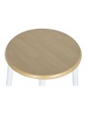 Conjunto de Mesa con 2 Sillas DKD Home Decor Metal Madera MDF 80 x 50 x 84 cm | Tienda24 Tienda24.eu