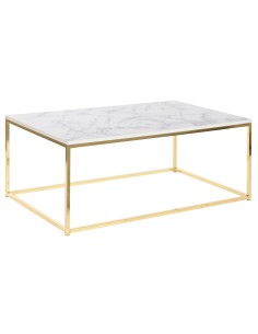 Mesa de apoio Creme Ferro 70 x 70 x 75 cm | Tienda24 Tienda24.eu