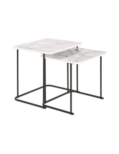 Jeu de 2 tables Home ESPRIT Bois 99 x 99 x 48 cm | Tienda24 Tienda24.eu