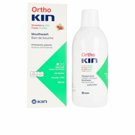 Mouthwash Kin Orthokin 500 ml Strawberry Mint | Tienda24 - Global Online Shop Tienda24.eu