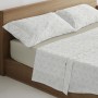 Jeu de draps Alexandra House Living Lara Beige Lit king size 4 Pièces de Alexandra House Living, Draps et taies d'oreiller - ...