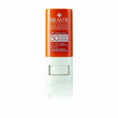 Protezione Solare Rilastil Sun System Stick 8,5 g SPF 50+ di Rilastil, Filtri solari - Rif: S0597513, Prezzo: 10,42 €, Sconto: %