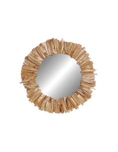 Wall mirror Romimex Natural Rattan Window 50 x 50 x 3 cm 50 x 160 x 3 cm | Tienda24 Tienda24.eu