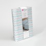 Bettwäsche-Set Alexandra House Living Cloe Blau King size 4 Stücke von Alexandra House Living, Bettlaken und Kissenbezüge - R...