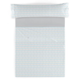 Jeu de draps Alexandra House Living Cloe Bleu Lit king size 4 Pièces de Alexandra House Living, Draps et taies d'oreiller - R...