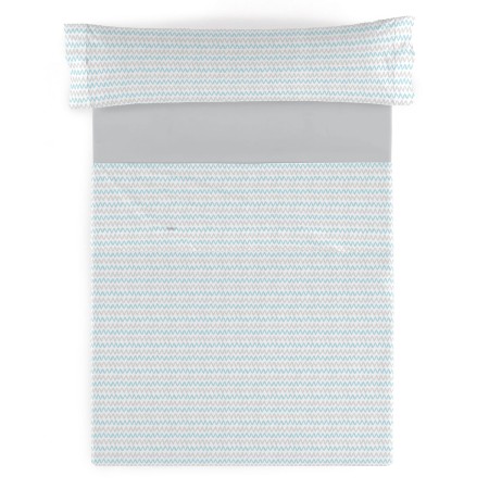 Jeu de draps Alexandra House Living Cloe Bleu Lit king size 4 Pièces de Alexandra House Living, Draps et taies d'oreiller - R...