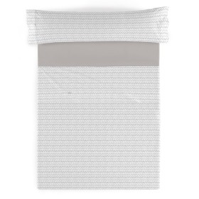 Jeu de draps Alexandra House Living Cloe Gris Lit 1 persone 3 Pièces de Alexandra House Living, Draps et taies d'oreiller - R...