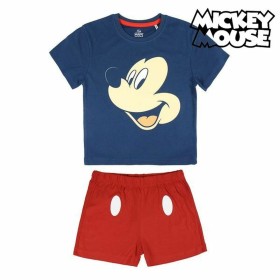 Pigiama Estivo Mickey Mouse 73457 Blu Marino di Mickey Mouse, Pigiami due pezzi - Rif: S0716043, Prezzo: 0,00 €, Sconto: %