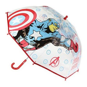 Umbrella The Avengers Red (Ø 71 cm) by The Avengers, Stick Umbrellas - Ref: S0723771, Price: 7,93 €, Discount: %