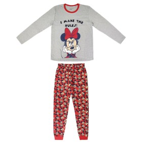 Schlafanzug Minnie Mouse Damen Grau (Erwachsene) von Minnie Mouse, Schlafanzüge - Ref: S0724530, Preis: 17,57 €, Rabatt: %