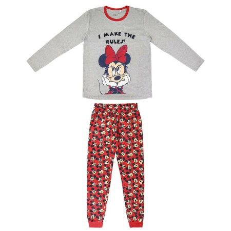 Pigiama Minnie Mouse Donna Grigio (Adulti) di Minnie Mouse, Pigiami due pezzi - Rif: S0724530, Prezzo: 17,57 €, Sconto: %