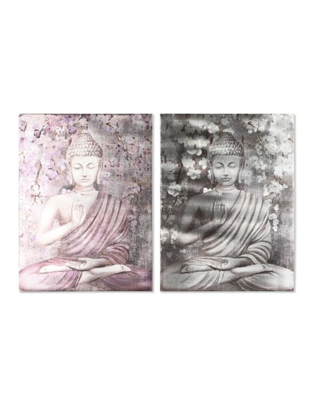 Quadro Home ESPRIT Buddha Orientale 60 x 2,7 x 80 cm (2 Unità) da Home ESPRIT, Stampe e quadri su tela - Ref: S3053458, Preci...