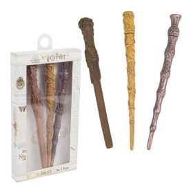 Set of Biros Harry Potter Brown (3 pcs) by Harry Potter, Stick Ballpoint Pens - Ref: S0724854, Price: 9,43 €, Discount: %