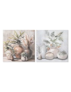 Bild DKD Home Decor 34 x 2 x 44 cm Käfig Shabby Chic (4 Stücke) | Tienda24 Tienda24.eu