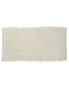 Alfombra Mono Blanco Beige 100 % Yute 100 x 100 cm | Tienda24 Tienda24.eu