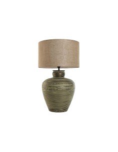 Lampe de bureau Home ESPRIT Beige Naturel Bois de manguier 50 W 220 V 40 x 20 x 75 cm | Tienda24 Tienda24.eu