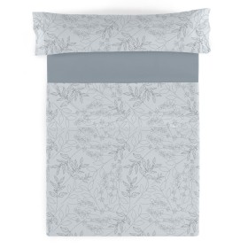 Jeu de draps Alexandra House Living Circe Gris acier Lit 1 persone 3 Pièces de Alexandra House Living, Draps et taies d'oreil...