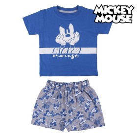 Pijama Infantil Mickey Mouse Azul de Mickey Mouse, Pijamas de duas peças - Ref: S0726198, Preço: 11,48 €, Desconto: %