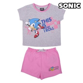 Pijama Infantil Sonic Gris de Sonic, Pijamas dos piezas - Ref: S0726235, Precio: 0,00 €, Descuento: %