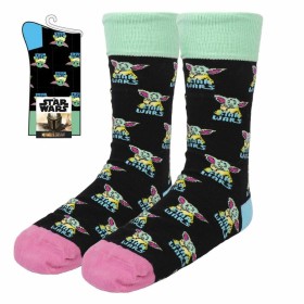 Socken The Mandalorian Schwarz Unisex von The Mandalorian, Füßlinge & Sneakersocken - Ref: S0727217, Preis: 3,96 €, Rabatt: %