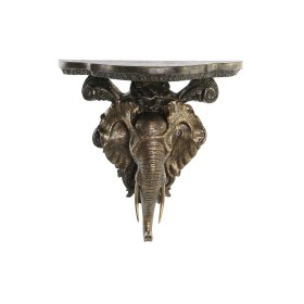 Estante DKD Home Decor Elefante Dorado Resina (36,5 x 16,5 x 36