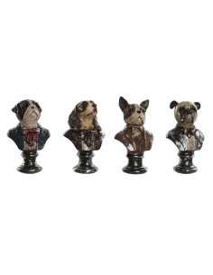 Deko-Figur DKD Home Decor 24 x 11,5 x 34 cm Bunt Familie (2 Stück) | Tienda24 Tienda24.eu