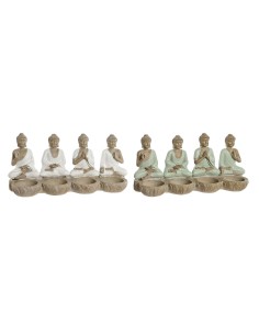 Deko-Figur Home ESPRIT Braun Schwarz Buddha Orientalisch 15 x 18 x 38 cm | Tienda24 Tienda24.eu