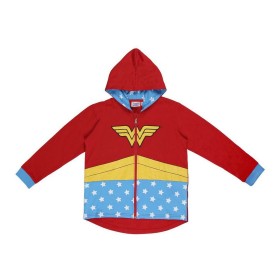 Felpa con Cappuccio Bambino Wonder Woman Rosso di Wonder Woman, Bambino - Rif: S0728617, Prezzo: 21,73 €, Sconto: %